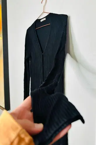 ADEAM Black Long Sleeve V