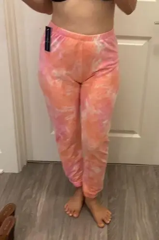 Lounge AR-33 Pink Tie Dye  Top & jogger set. S