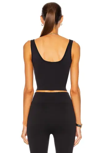 Jonathan Simkhai Basics Miya seamless cropped jersey tank top size M medium L Black