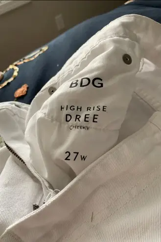 BDG White Jean Shorts 