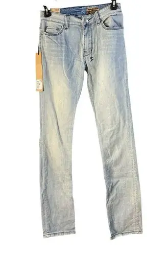 Ksubi Blue Straight Leg Jeans with Vintage Fading
