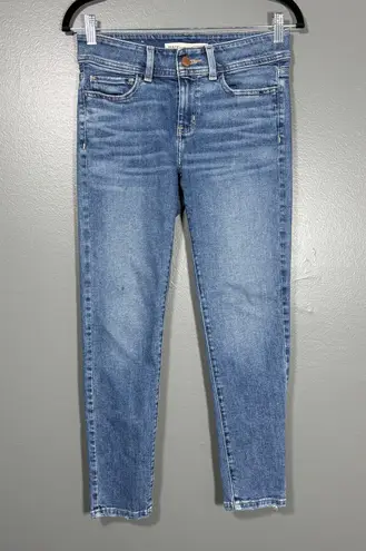 BKE Women's Audrey Slim Fit Mid Rise Ankle Skinny Jeans - Size 27 - Medium Wash