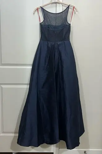 Monique Lhuillier ML Navy Blue Francesca Gown Size 4 US $900