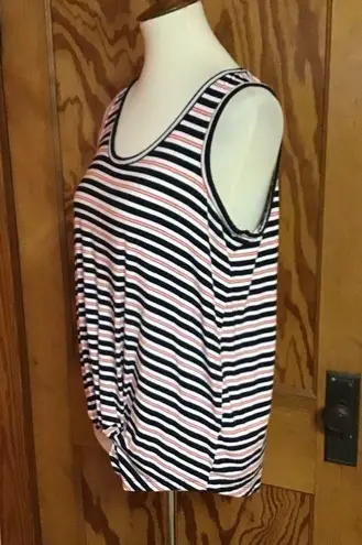 Christian Siriano slouchy striped tank top Size M