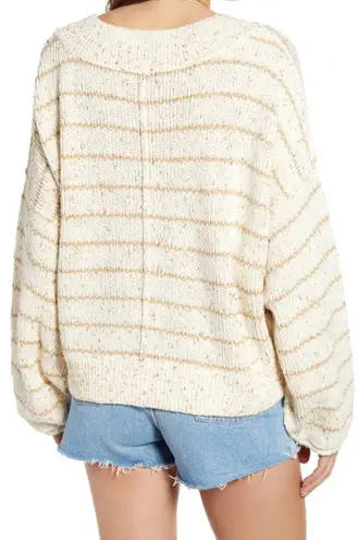 Free People Oversized Striped Sweater