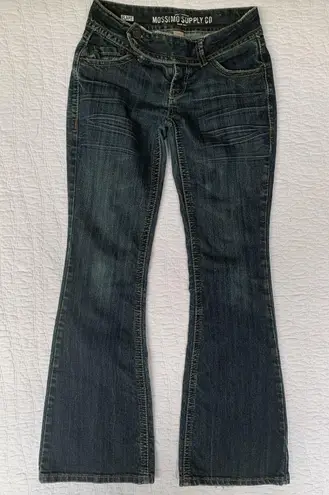 Mossino Supply women's jeans, size 7, boot cut Blue
