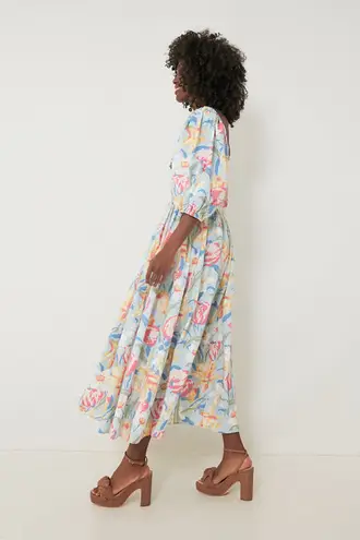 Laura Ashley Tuckernuck x batsheva tulips fells midi dress