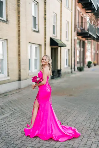 Pink Amarra Prom Dress