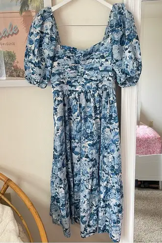 Abercrombie & Fitch  Emerson Floral Midi Dress in Small - Image 4