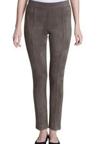 Andrew Marc Women’s Soft Faux Suede Pull On Pants Size Medium Brown