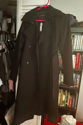 Banana Republic Black Trench Coat