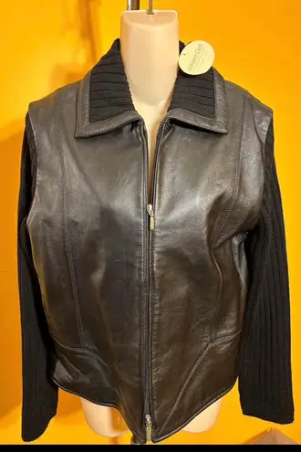 Coldwater Creek New women's jacket. 100% leather.$80.