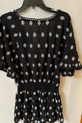 Ramy Brook Tena Embroidered CoverUp Minidress Size Medium $325.00 MSRP