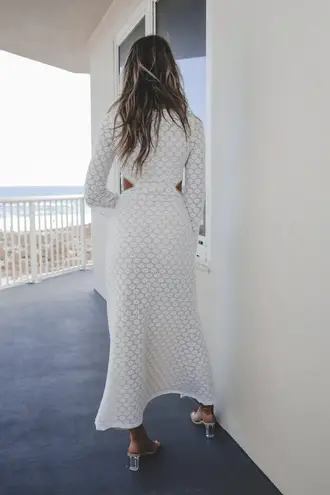 Pretty Little Thing Amazing Lace Sweet Little Thing Lace Long Sleeve Maxi Dress