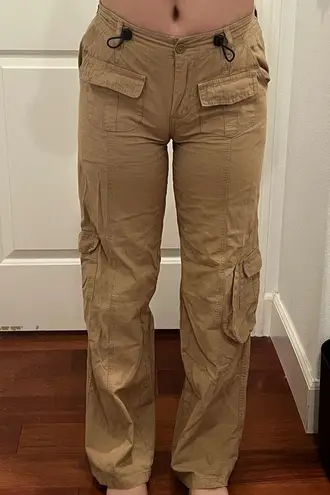 Brandy Melville  kim cargo pants tan