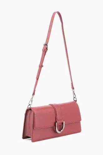 LIKE DREAMS GEORGIE EAST WEST BUCKLE SHOULDER BAG Red