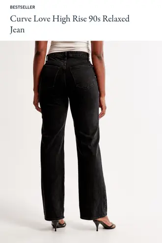 Abercrombie & Fitch Abercrombie Curve Love High Rise Relaxed Jean