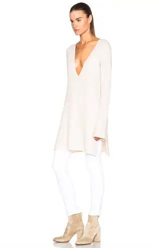 Helmut Lang wool and cashmere Tunic sweater in tusk (beige) size S small - Image 11
