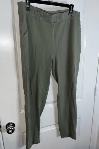 32 Degrees Heat 32 Degrees Cool Unisex Sz XL Sage Green Jogger Sweatpants Ruched Waistband Comfy