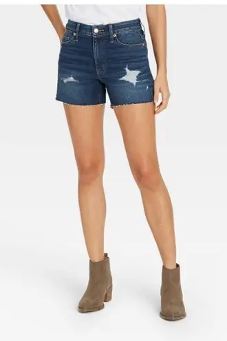 Universal Threads  High Rise Slim Fit Stretch Denim Shorts