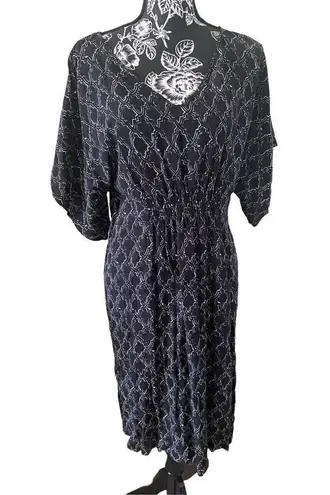 Liz Lange Maternity Geometric Dress V Neck Formal Wedding Occupational