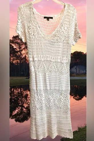 Handmade Crochet Dress Fever Medium White