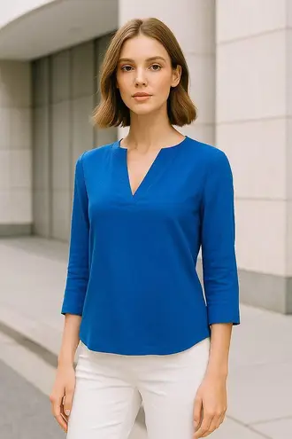 Sandro Talisman Blue Top