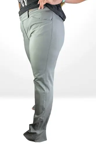 DKNY 00s  Vintage Gray Stretch Straight Leg Dress Pants