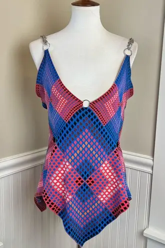 Paco Rabanne Crochet Asymmetrical Handkerchief