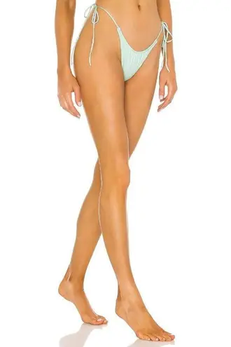 Monica Hansen Beachwear Miami Vice High Cut String Bikini Bottom Honeydrew Mediu Size M