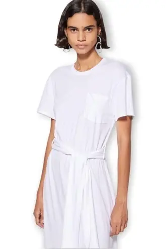 Jonathan Simkhai Sara Organic Cotton Dress White Large NWT