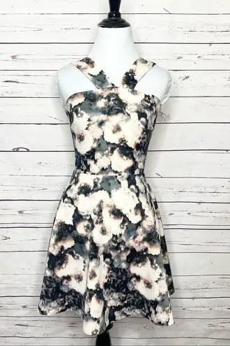 Love...Ady Love…Ady Pink & Black Floral Party Dress Size Small