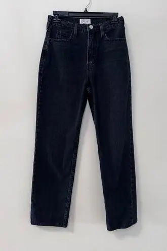 Frame  High’N’Tight Taper high raise  Size 25 black jeans