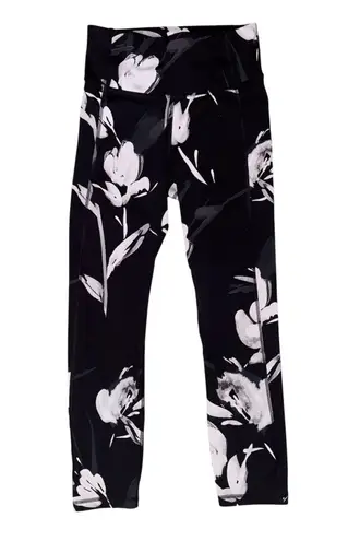 All In Motion Floral Contour Power Waist Leggings Size XS
