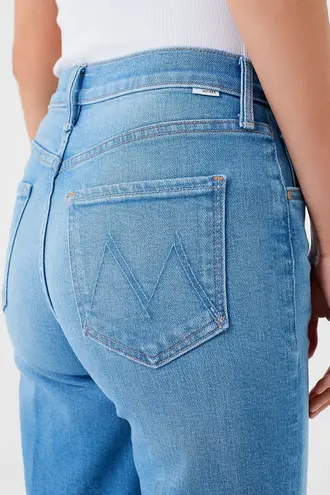 MOTHER Denim NWT Mother The Rambler Zip Ankle Jeans Wash Going Dutch Size 30