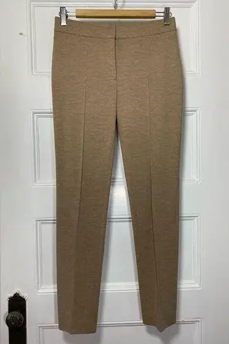 Akris Punto Ponte Knit Tapered Leg Stretchy Business Casual Pants in Tan Sz 4