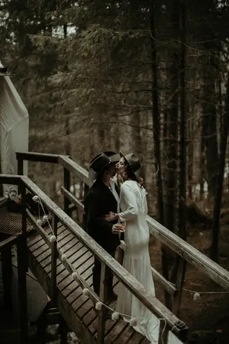 Western Style Wedding Dress With Tassels White Size 6