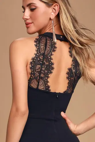 Lulus Hometown Girl Black Lace Skater Dress Size XS 27 55 Off Retail From Tiffany