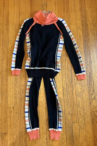 Sweaty Betty Ski Merino Base Layer Set Womens Medium Black Multi De Stijl