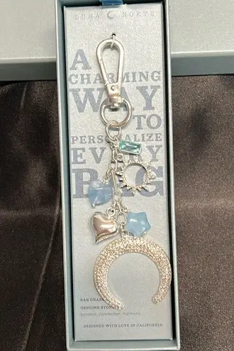 Luna Norte | Celestial Themed Bag Charm Blue