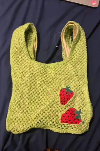 Target Green woven purse - Image 1