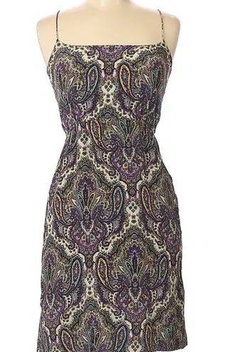 J.Crew  Paisley Silk Dress 