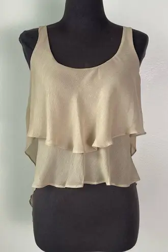 Dress the Population sz S tiered crop top