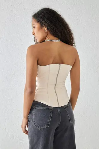 Urban Outfitters UO Light Before Dark Lace-Up Corset Top NWT Small