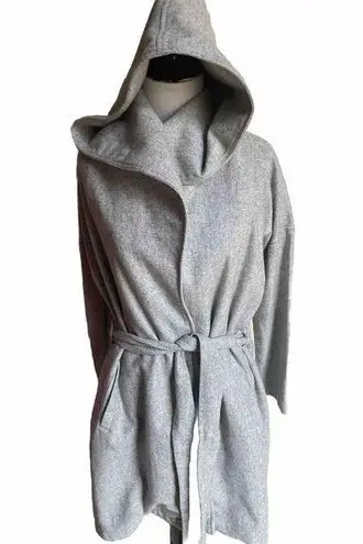 Miss London LONDON The Cosmo Womens Gray  WOOL Long Coat size‎ XS