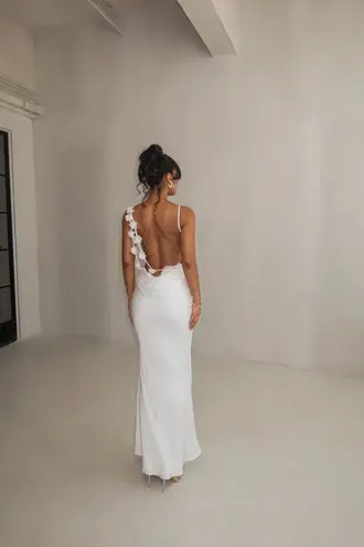 JLUXLABEL White Bridal Dress