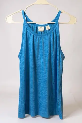 Halston Heritage Blue Relaxed Tank Top