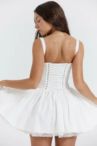 House Of CB White Corset Mini Dress