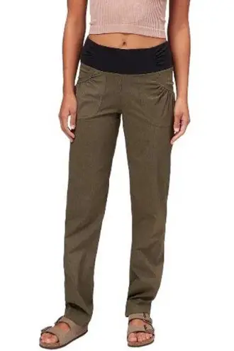 prAna  Summit Pull On Pant Cargo Green Heather Size Small EUC #OC-162