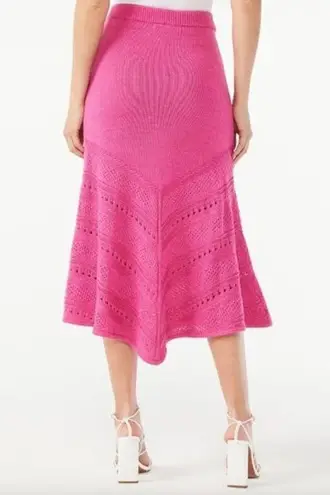 Sofia Jeans Sofia Vergara Crochet Tank Top XS Midi Skirt M Set Barbie Barbiecore Pink